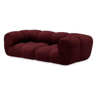 Objekte Unserer Tage Sofa | Sander - Sofa - Objekte unserer Tage - DESIGN 04 (2.5-SITZER) - MARONE (A PERFECT FLOWER COL. 005 BY DEDAR)