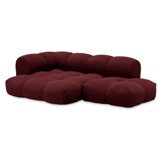 Objekte Unserer Tage Sofa | Sander - Sofa - Objekte unserer Tage - DESIGN 06 LINKS (3-SITZER) - MARONE (A PERFECT FLOWER COL. 005 BY DEDAR)