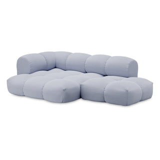 Objekte Unserer Tage Sofa | Sander - Sofa - Objekte unserer Tage - DESIGN 06 LINKS (3-SITZER) - MITTERNACHTSBLAU (XTREME YS024 BY CAMIRA)
