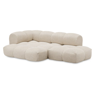 Objekte Unserer Tage Sofa | Sander - Sofa - Objekte unserer Tage - DESIGN 06 LINKS (3-SITZER) - CREME (NIMBUS 007 BY DEDAR)