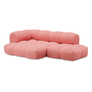 Objekte Unserer Tage Sofa | Sander - Sofa - Objekte unserer Tage - DESIGN 06 LINKS (3-SITZER) - ROSA (VIDAR 4 622 BY KVADRAT/RAF SIMONS)