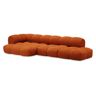 Objekte Unserer Tage Sofa | Sander - Sofa - Objekte unserer Tage - DESIGN 07 LINKS (4-SITZER) - BERNSTEIN (A PERFECT FLOWER COL. 008 BY DEDAR)