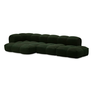 Objekte Unserer Tage Sofa | Sander - Sofa - Objekte unserer Tage - DESIGN 07 LINKS (4-SITZER) - MOOSGRÜN (HUG ME 032 BY CHIVASSO)