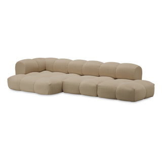 Objekte Unserer Tage Sofa | Sander - Sofa - Objekte unserer Tage - DESIGN 07 LINKS (4-SITZER) - SAND (HUG ME 071 BY CHIVASSO)