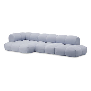 Objekte Unserer Tage Sofa | Sander - Sofa - Objekte unserer Tage - DESIGN 07 RECHTS (4-SITZER) - MITTERNACHTSBLAU (XTREME YS024 BY CAMIRA)