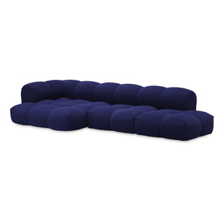 Objekte Unserer Tage Sofa | Sander - Sofa - Objekte unserer Tage - DESIGN 07 LINKS (4-SITZER) - MITTERNACHTSBLAU (XTREME YS024 BY CAMIRA)