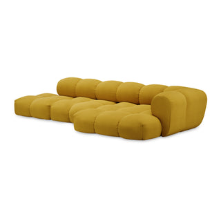 Objekte Unserer Tage Sofa | Sander - Sofa - Objekte unserer Tage - DESIGN 07 RECHTS (4-SITZER) - SENF (A PERFECT FLOWER COL. 009 BY DEDAR)