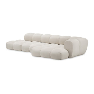 Objekte Unserer Tage Sofa | Sander - Sofa - Objekte unserer Tage - DESIGN 07 RECHTS (4-SITZER) - ELFENBEIN (HUG ME 070 BY CHIVASSO)