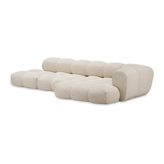 Objekte Unserer Tage Sofa | Sander - Sofa - Objekte unserer Tage - DESIGN 07 RECHTS (4-SITZER) - CREME (NIMBUS 007 BY DEDAR)