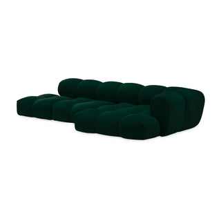 Objekte Unserer Tage Sofa | Sander - Sofa - Objekte unserer Tage - DESIGN 07 RECHTS (4-SITZER) - TANNENGRÜN (VIDAR 4 1062 BY KVADRAT/RAF SIMONS)