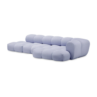 Objekte Unserer Tage Sofa | Sander - Sofa - Objekte unserer Tage - DESIGN 07 RECHTS (4-SITZER) - FLIEDERBLAU (VIDAR 4 0723 BY KVADRAT/RAF SIMONS)