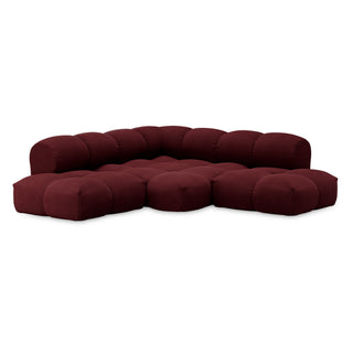 Objekte Unserer Tage Sofa | Sander - Sofa - Objekte unserer Tage - DESIGN 10 (4-SITZER) - MARONE (A PERFECT FLOWER COL. 005 BY DEDAR)