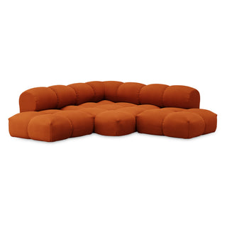 Objekte Unserer Tage Sofa | Sander - Sofa - Objekte unserer Tage - DESIGN 10 (4-SITZER) - BERNSTEIN (A PERFECT FLOWER COL. 008 BY DEDAR)