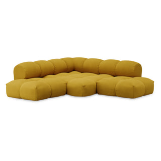 Objekte Unserer Tage Sofa | Sander - Sofa - Objekte unserer Tage - DESIGN 10 (4-SITZER) - SENF (A PERFECT FLOWER COL. 009 BY DEDAR)