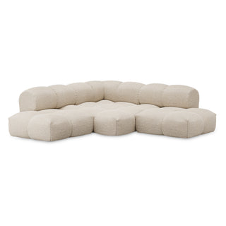 Objekte Unserer Tage Sofa | Sander - Sofa - Objekte unserer Tage - DESIGN 10 (4-SITZER) - CREME (NIMBUS 007 BY DEDAR)