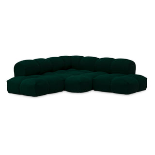 Objekte Unserer Tage Sofa | Sander - Sofa - Objekte unserer Tage - DESIGN 10 (4-SITZER) - TANNENGRÜN (VIDAR 4 1062 BY KVADRAT/RAF SIMONS)