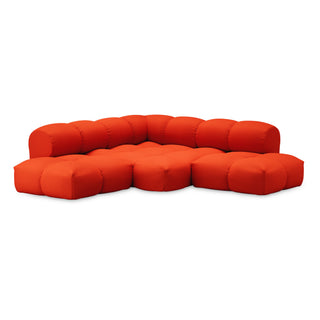Objekte Unserer Tage Sofa | Sander - Sofa - Objekte unserer Tage - DESIGN 10 (4-SITZER) - REINORANGE (VIDAR 4 0542 BY KVADRAT/RAF SIMONS)