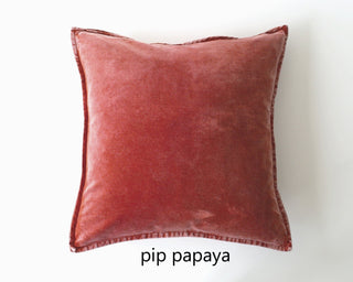 ML Kissen | Velvet - kissen - ML Interior - B70 x H70cm - Papaya