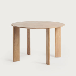 Insan Tisch | Pilon Rund - Tisch - Insan - Ø120 x H76cm - Eiche massiv weiß geölt