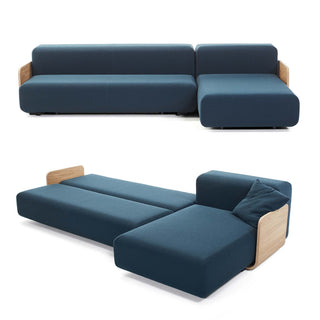 Klaster Ecke Schlafsofa - Schlafsofa - Prostoria - Ecke - Stoff: Hallingdal - 764 -