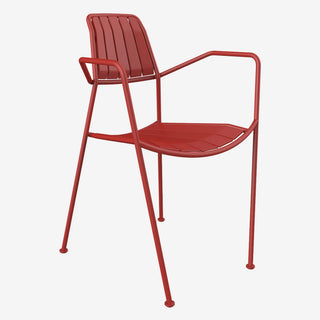 Osmo Metall Outdoor Stuhl - Outdoor Stuhl - Prostoria - Grey White -