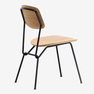 Strain Stuhl - Sessel - Prostoria - Eiche / Schwarz -
