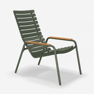 ReClips Garten Loungesessel - Outdoor Loungestuhl - Houe - Black - in Gestellfarbe