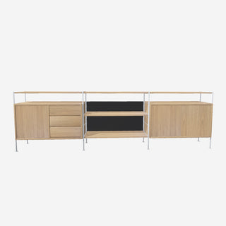DHS 10 Sideboard - Sideboard - Richard Lampert - Schwarz - Eiche natur