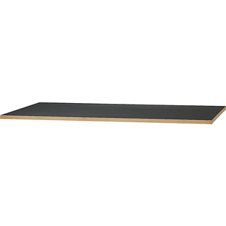 Eiermann Tischplatte - Tischplatte - Richard Lampert - Linoleum - Nero - L140 x T80cm