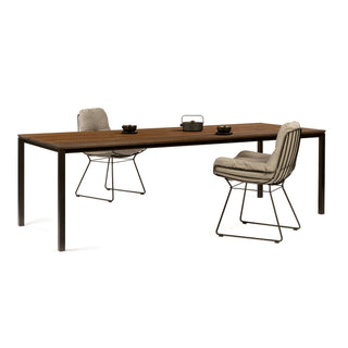 Janua Outdoor Tisch | S600 - Outdoor Tisch - Janua - 220x90cm - Kastanie gebürstet (Ton Marone)