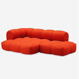 Objekte Unserer Tage Sofa | Sander Modular - Sofa - Objekte unserer Tage - DESIGN 01 (2-SITZER) - FLIEDERBLAU (VIDAR 4 0723 BY KVADRAT/RAF SIMONS)