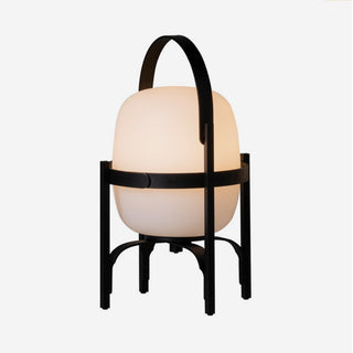 Santa Cole Akkulampe | Cestita Alubat - Outdoor Lampe - Santa Cole - Schwarz -