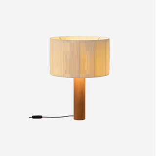 Santa Cole Tischlampe | Moragas - Tischlampe - Santa Cole - Sapeli Holz (Mahagoni) -