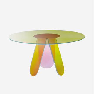 Shimmer Tisch Rund - Esstisch - Glas Italia - Ø95 -