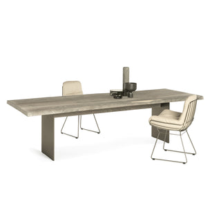 Janua Outdoortisch | Komposit SK 04 - Outdoor Tisch - Janua - L180x90cm - Kastanie gebürstet (Ton Sand)