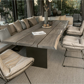 Janua Outdoortisch | Komposit SK 04 - Outdoor Tisch - Janua - L180x90cm - Kastanie gebürstet (Ton Sand)