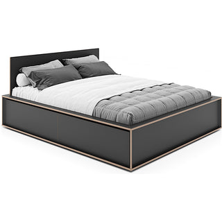 Spaze Bett - Bett - Müller Small Living - Schwarz - 140cm