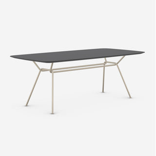 Strain Tisch - Esstisch - Prostoria - 200 x 100cm - Black (RAL 9005)