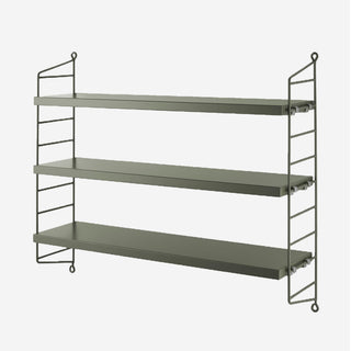 Pocket Regal - Regal - String Furniture - Eiche / weiß -
