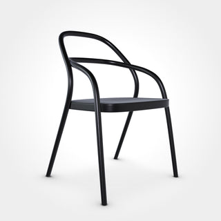 2 Stuhl - Stuhl - Ton - B123 - Black Grain -