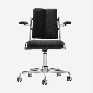Tecta Bürostuhl | D12 - Bürostuhl - Tecta - Stoff - Grau (Hallingdal) -
