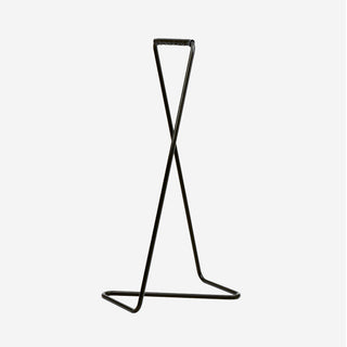 Tecta Garderobe | Z10 - Garderobe - Tecta - Schwarz pulverbeschichtet / Kernleder Schwarz -