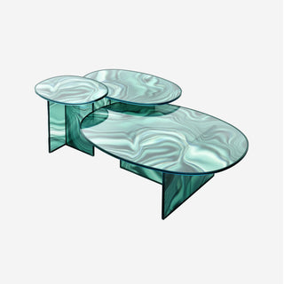 Glas Italia Couchtisch | Liquefy - Couchtisch - Glas Italia - Small - Grün
