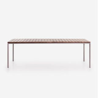 Gandia Blasco Tisch | Onsen - Outdoor Tisch - Gandia Blasco - Edelstahl - Iroko -