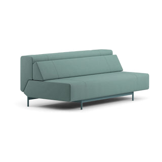 Pil-low Schlafsofa - Schlafsofa - Prostoria - Cura 68187 / Gestell: Nickel Grün -