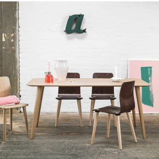 Malmö Tisch - Tisch - Ton - Eiche natur geölt (Vollholz) - B90 x T90cm