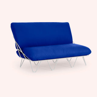 Valentina Up Outdoor Sofa - Outdoor Sofa - Diabla - Plain Blue -