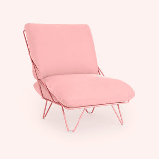 Valentina Up Loungesessel - Outdoor Loungestuhl - Diabla - Plain Pink -