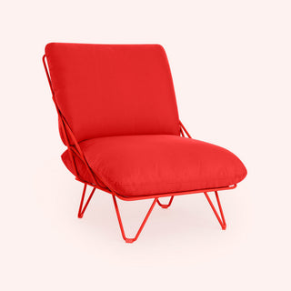 Valentina Up Loungesessel - Outdoor Loungestuhl - Diabla - Plain Red -