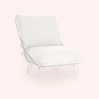 Valentina Up Loungesessel - Outdoor Loungestuhl - Diabla - Plain White -